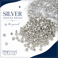 Wholesale Spacer Beads by the Pound - Silver