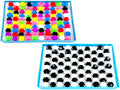 Wholesale Acrylic Flower Rings - 2 Color Ways to Choose From - 100 Pieces