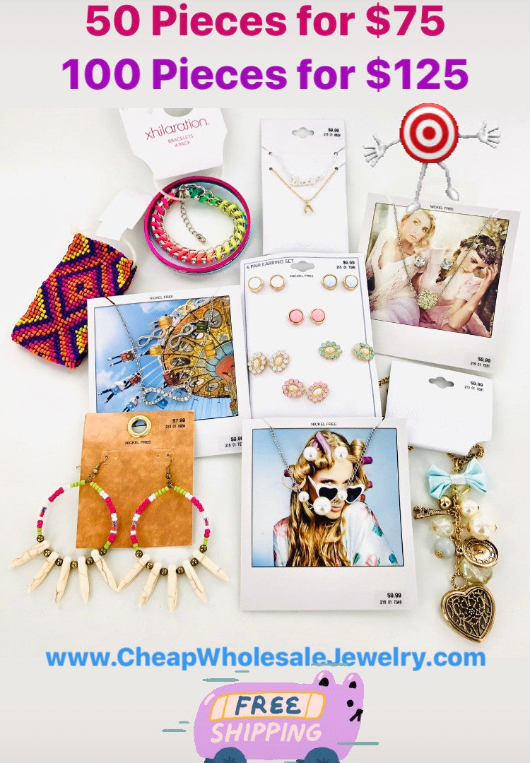Target Store Jewelry Lot - 50 Piece