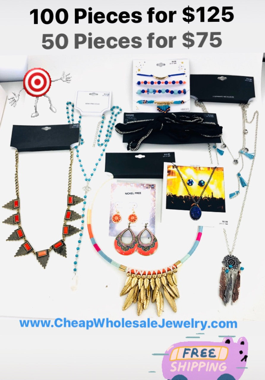 600 Pieces of Bullseye Retailer Jewelry