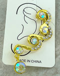 Wholesale Ear Cuffs by the Dozen - Crystal AB Swirls