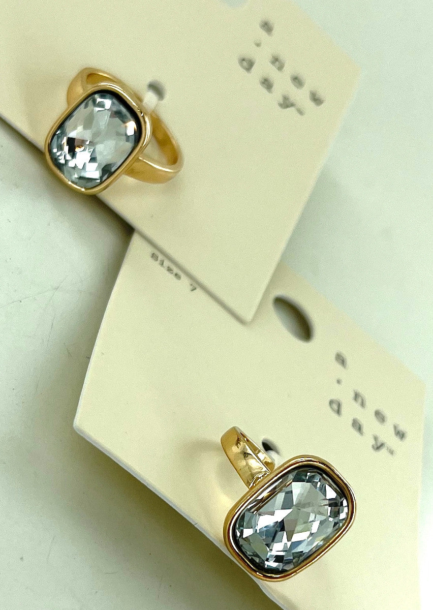 Wholesale Gold Plated and Crystal Ring