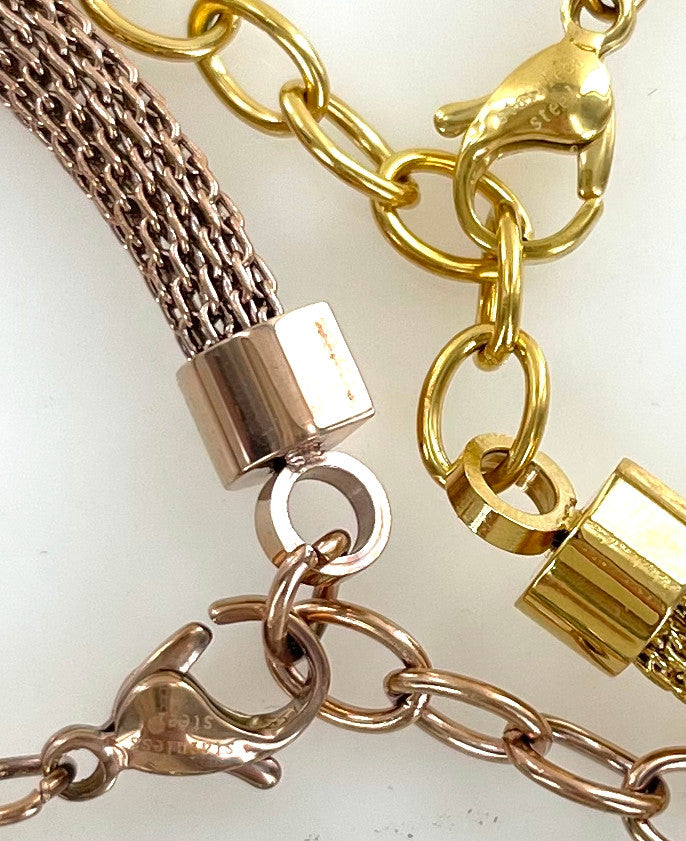 Wholesale Stainless Steel Bracelets - CZ Butterfly