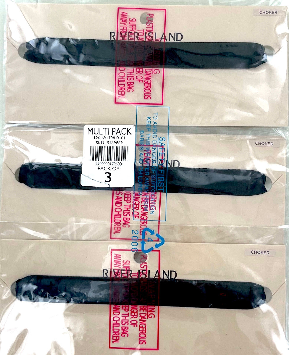 Wholesale Chokers Necklaces by the Dozen - Black Velvet