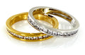 Wholesale Fashion Rings by the Dozen - Crystal Band