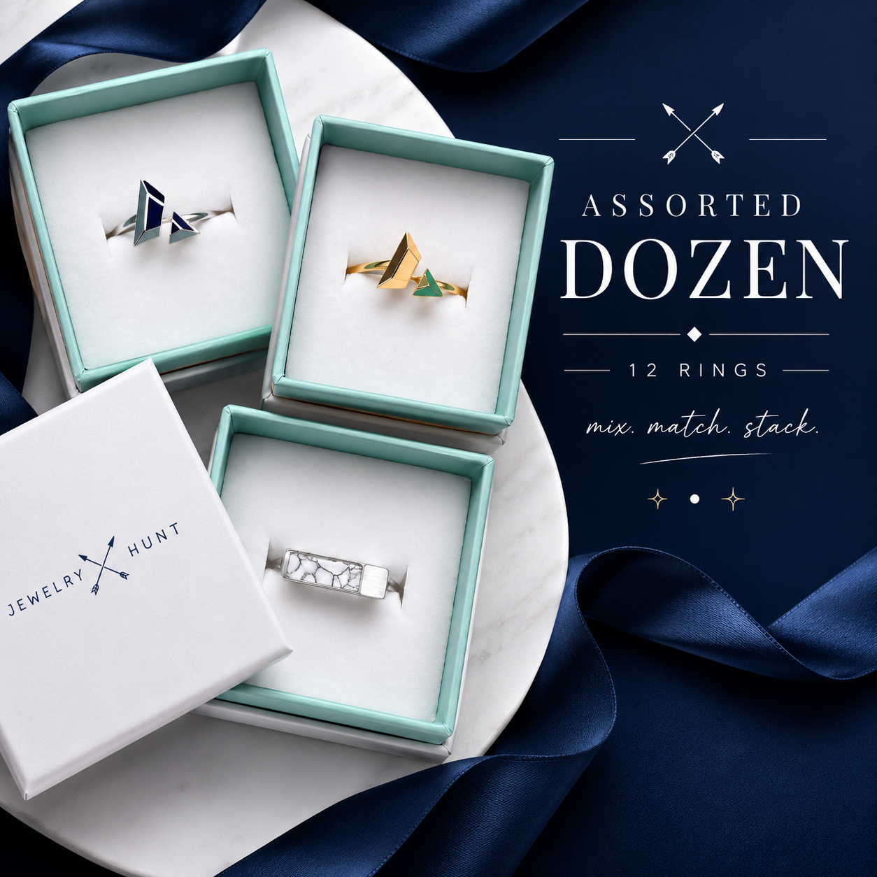 Wholesale Boxed Rings by the Dozen - Jewelry Hunt