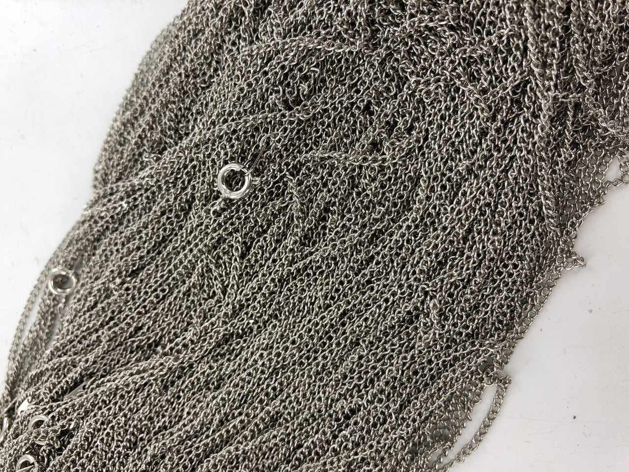 Curb Chain by the Gross - 1 MM Wide - 18 Inches Long