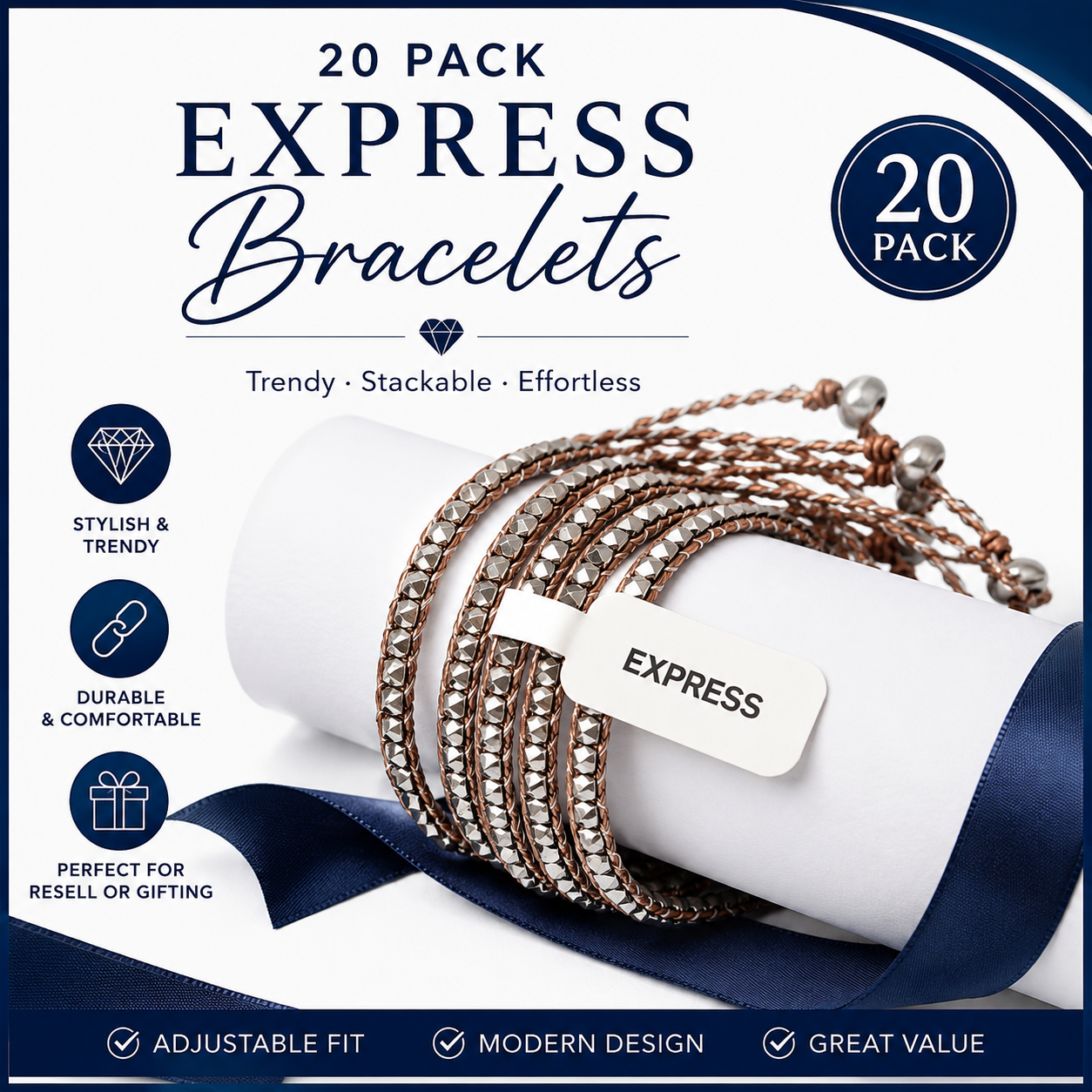 20 Piece Pack - Express Bracelets