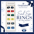 Wholesale Rings by the Dozen - Evil Eye