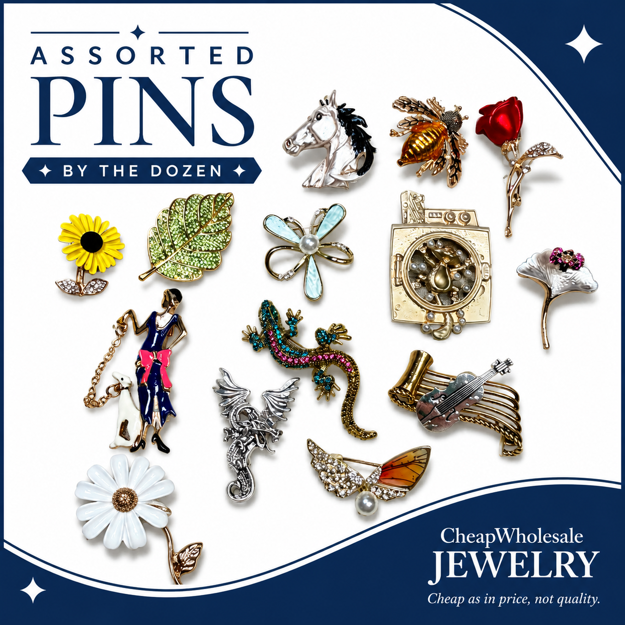 Wholesale Pins by the Dozen