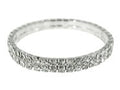 Austrian Crystal Stretch Bracelet : 2 Row