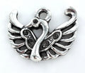 Zinc Alloy Swan Charm