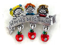 Wholesale Worlds Best Teacher Pins by the Dozen