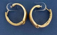 50 Pack Wholesale Name Brand Earrings - Gold Hoops