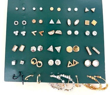 50 Pack Wholesale Name Brand Earrings - 30 Pairs