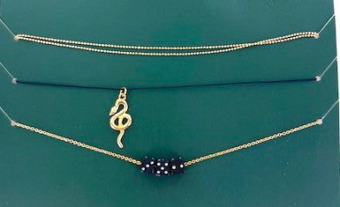 50 Pack Wholesale Name Brand Necklaces - Dice & Snake