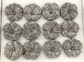 Wholesale Large Sparkle Flower Rings - 3 Colors Available