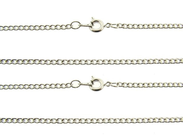 Curb Chain : Rhodium : Price Per Gross
