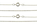 260 Cobra Chain : Rhodium : 18 inch : Price Per Gross