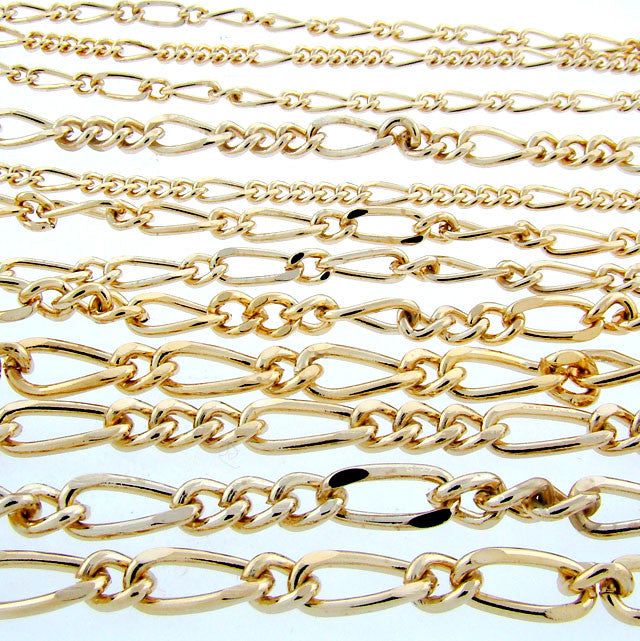Wholesale 30" Figaro Chain Priced Per Dozen