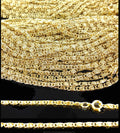 Scroll Link Chain : Gold : Price Per Gross