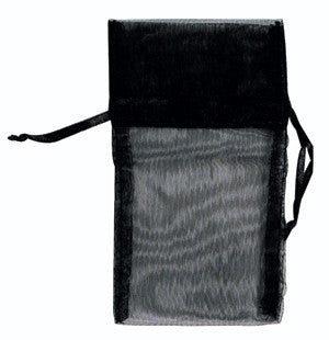 Organza Pouch : 3x4 : Black