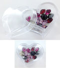 Plastic Bead Container - Heart