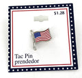 Wholesale American Flag Tac Pins - 100 Pieces