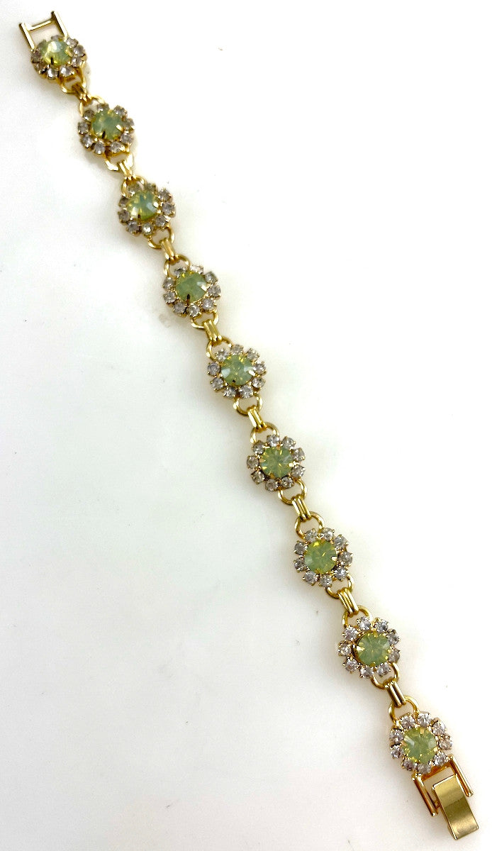 Wholesale Crystal Flower Tennis Bracelet