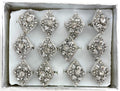 Wholesale Adjustable Rings by the Dozen - Crystal Diamonds Drop