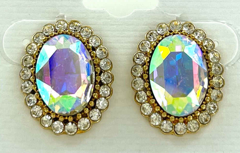 Wholesale Fashion Earrings - Diana Crystal AB