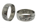 Laser Cut Wave Stainless Steel Ring