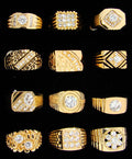 Men's Fancy Cubic Zirconia Rings at Wholesale