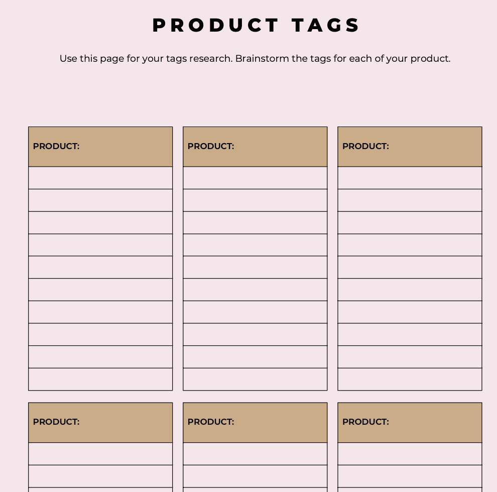 Business Online Sales Digital Planner