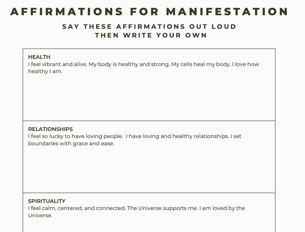 Manifestation Idea Storm Planner and Journal