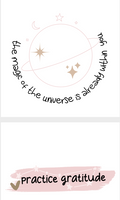 Manifestation Mantra Digital Stickers - 20 Pages