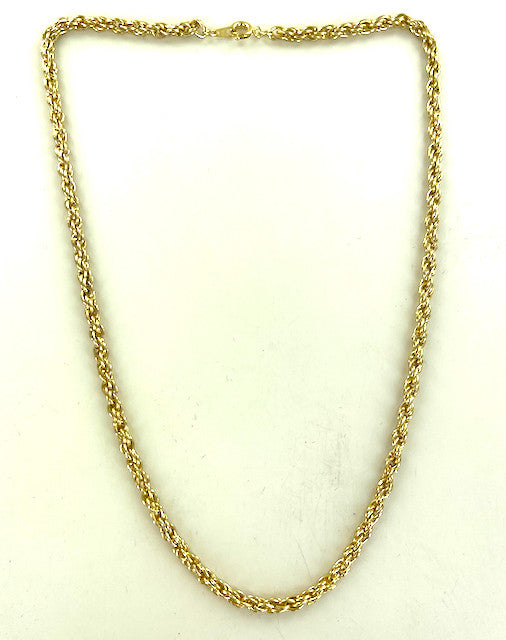Wholesale Plated Chain Necklaces by the Dozen - Rope 17"