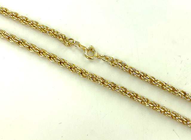 Wholesale Plated Chain Necklaces by the Dozen - Rope 17"