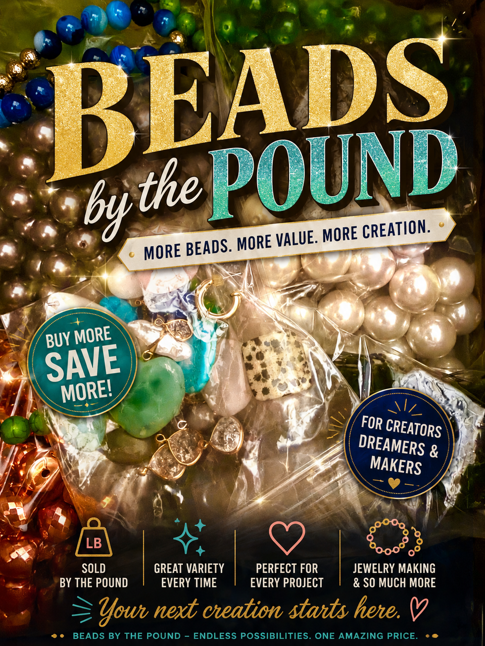 Wholesale Beads by the Pound