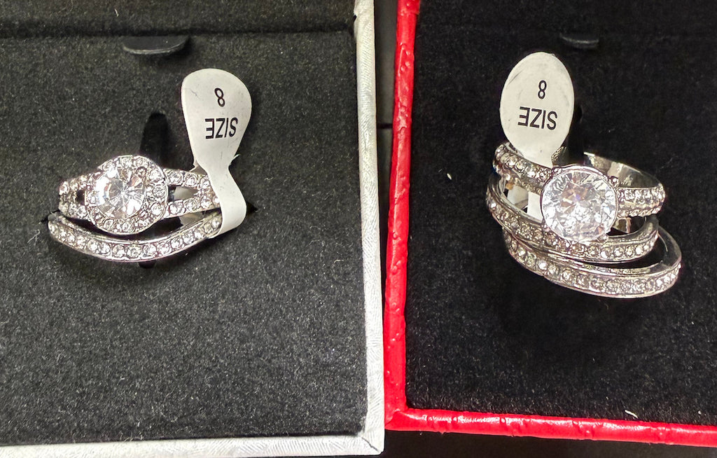 Rings by the Dozen - CZ Gift Box Bridal Sets