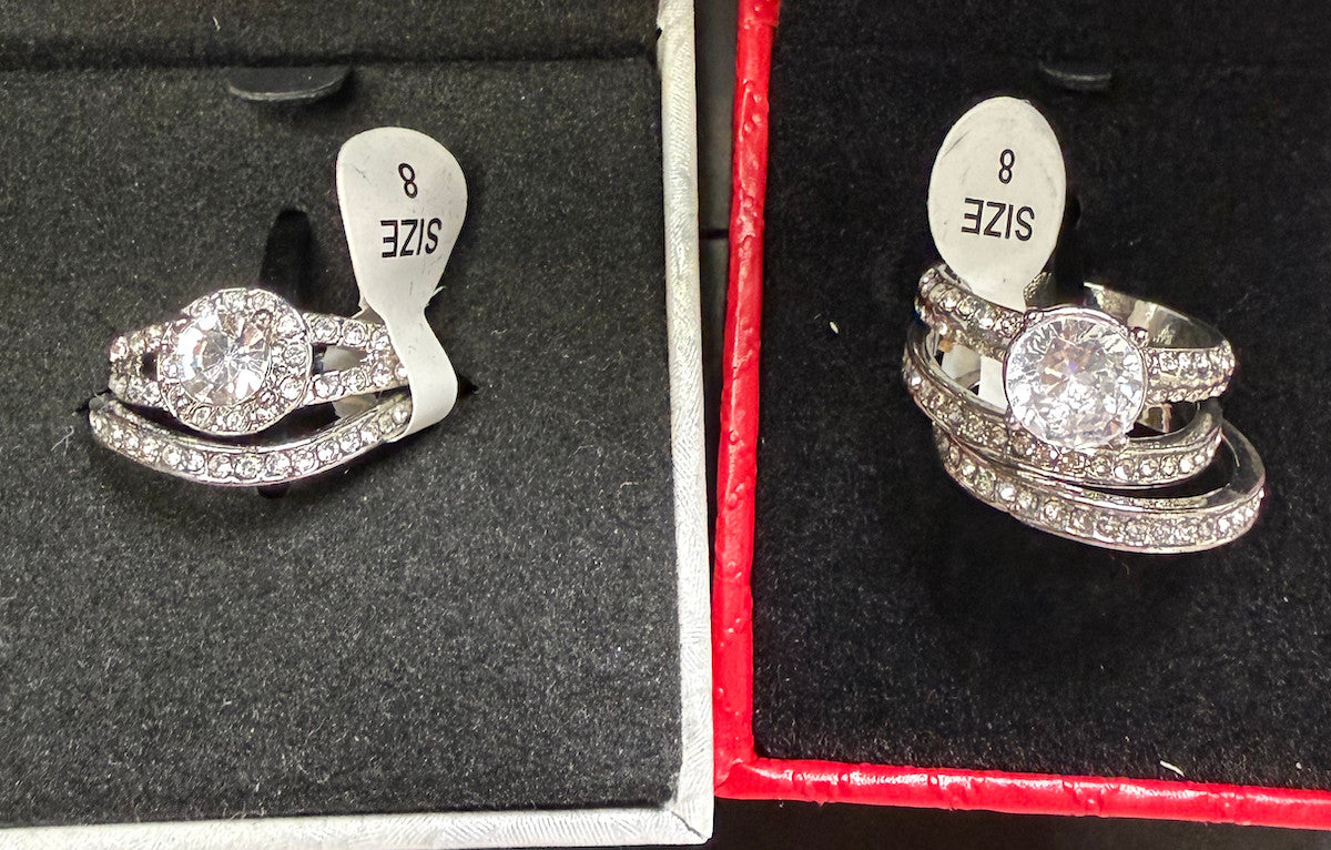 Rings by the Dozen - CZ Gift Box Bridal Sets