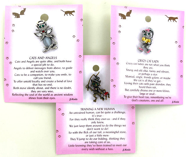 Wholesale Lapel Pins by the Dozen - Cats