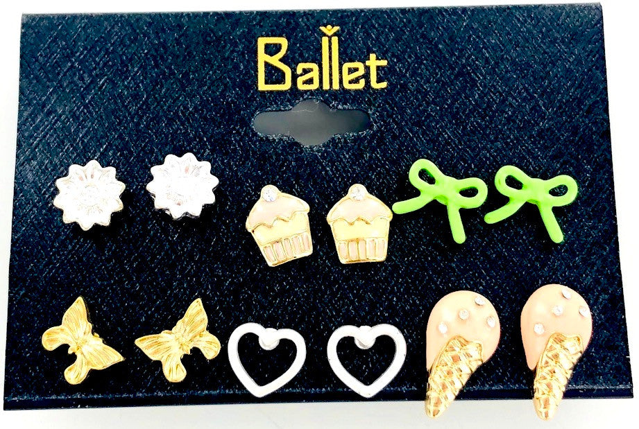 Wholesale 6 Pair Earring Collection