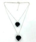 Wholesale Necklaces by the Dozen - Double Heart Necklace