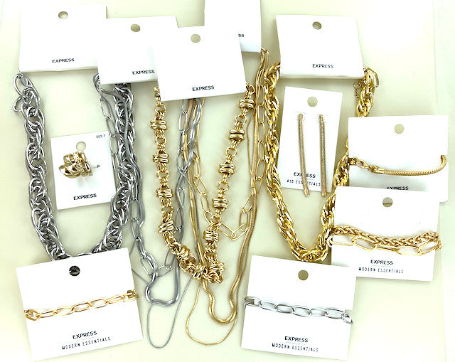 Wholesale Jewelry by the Dozen - Express Plated Chain Jewelry