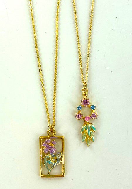 Wholesale Vintage Necklaces by the Dozen - Florals