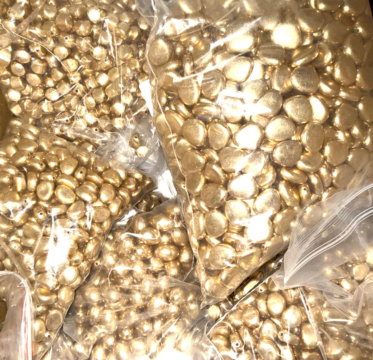 Wholesale Spacer Beads by the Pound - Gold