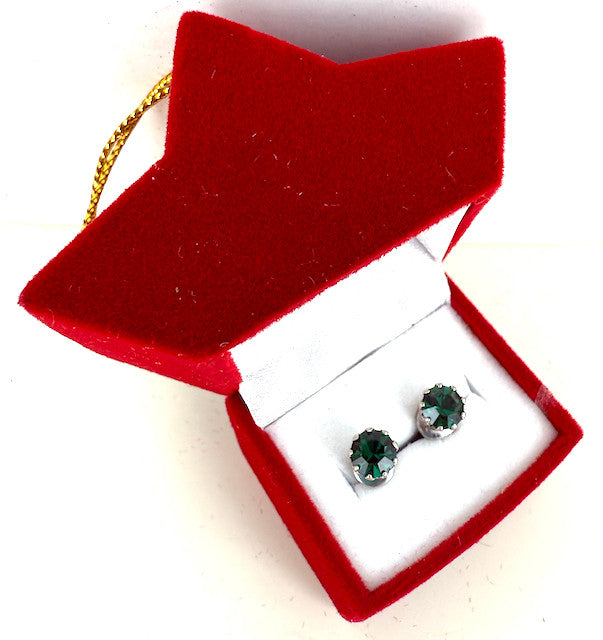 Wholesale Crystal Stud Earrings in Star Gift Box