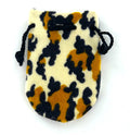Wholesale Jewelry Supplies by the Dozen - Leopard Velvet Pouch