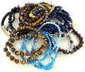 Wholesale Bracelets by the Dozen - Stretch Semiprecious Stone & Boho Bracelets